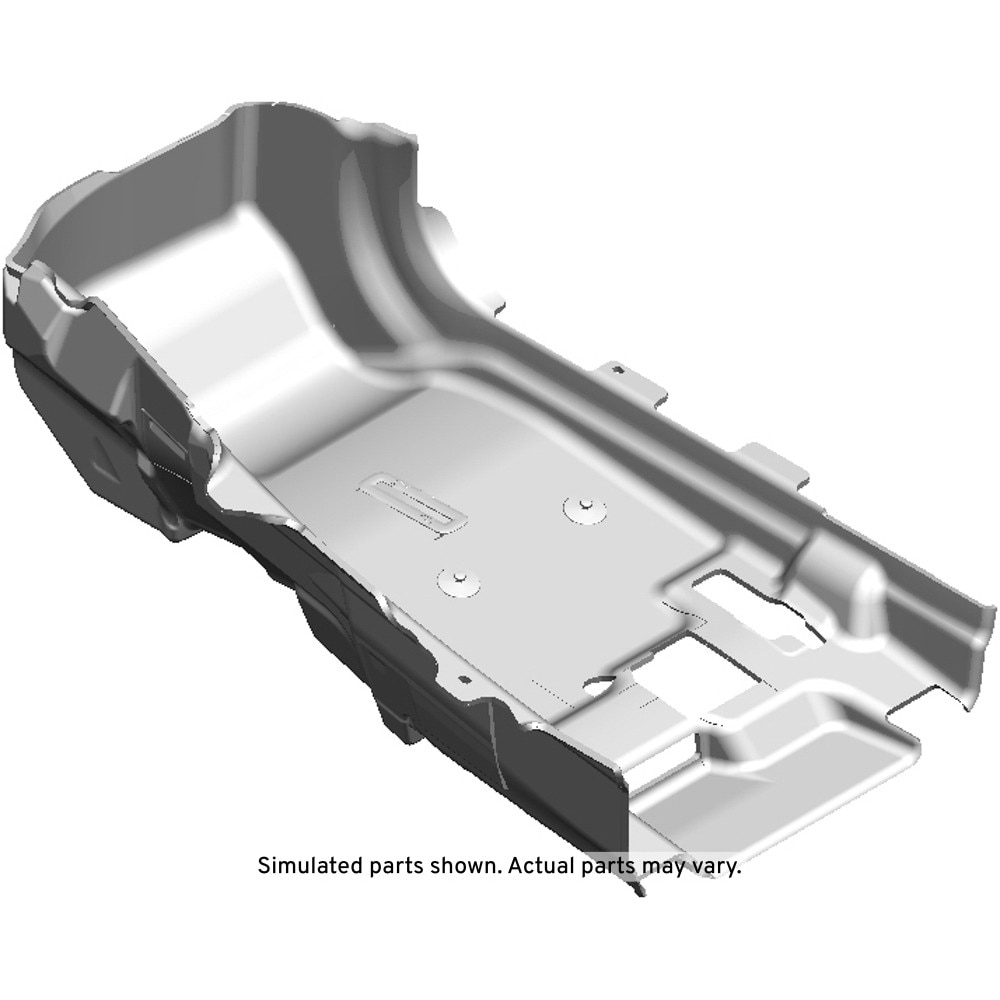 GM Genuine Parts Black Front Passenger Side Floor Panel Carpet