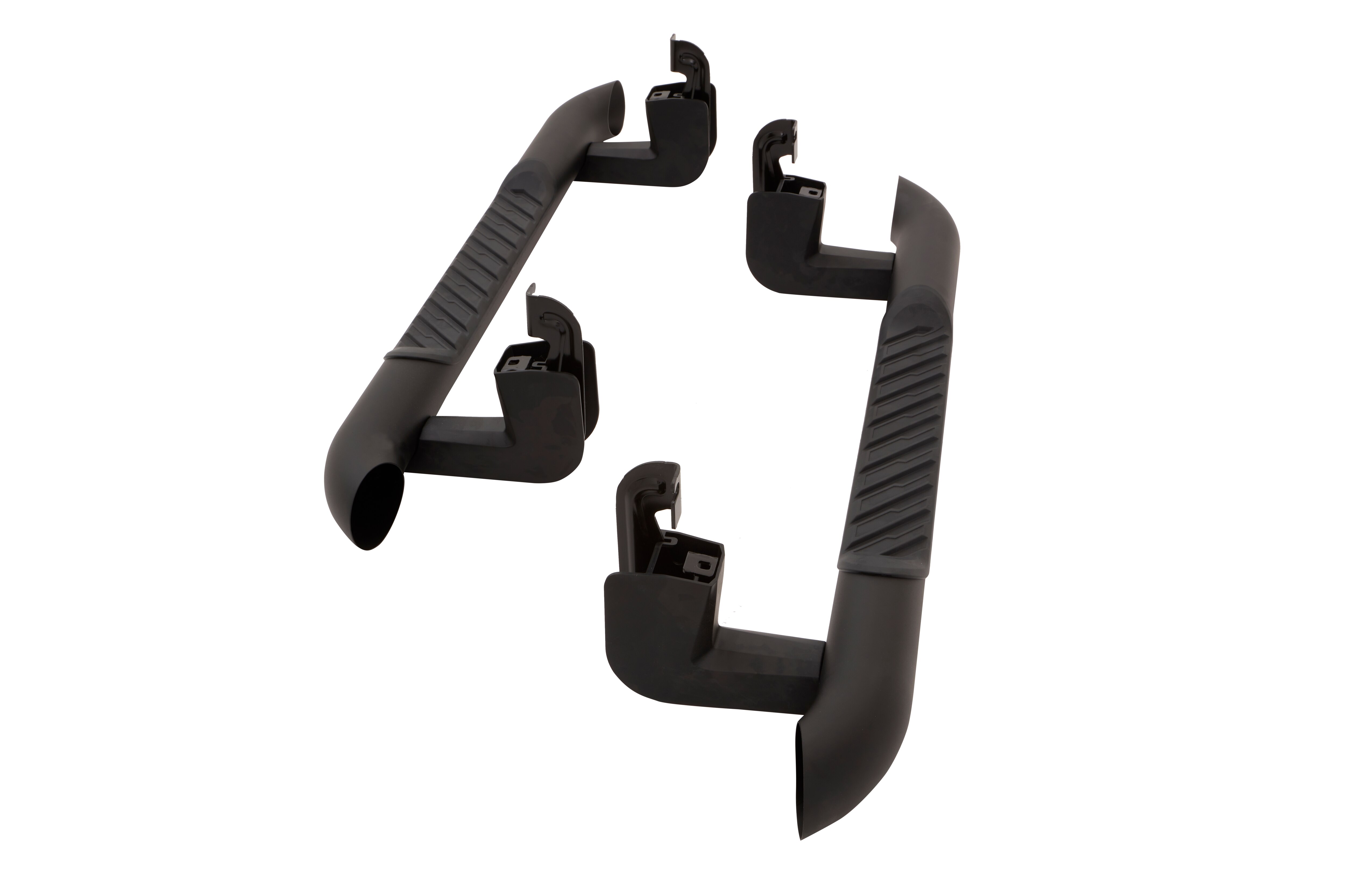 hachi0824 Chevrolet Regular Cab 4-Inch Round Assist Steps in Black