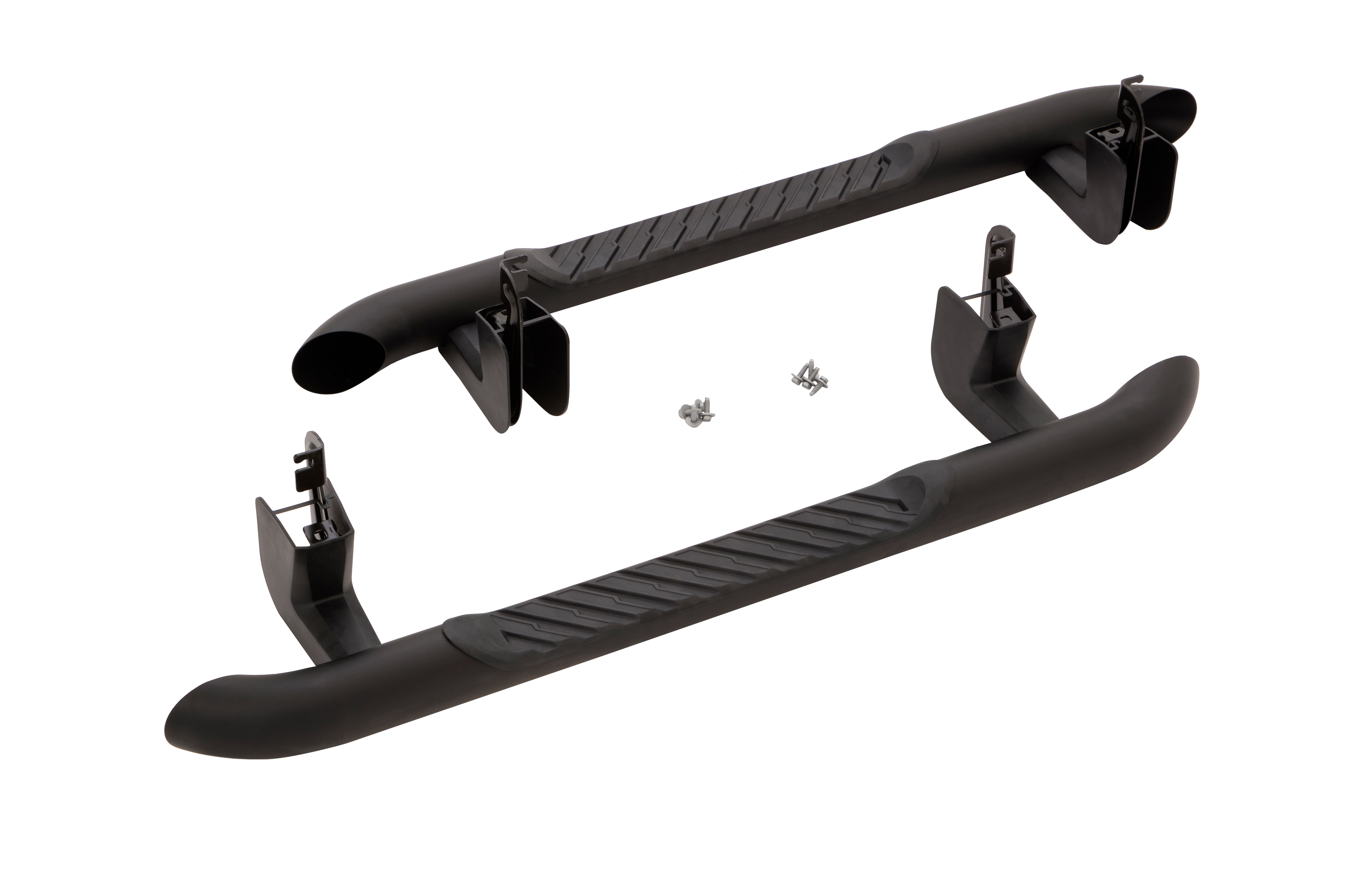 hachi0824 Chevrolet Regular Cab 4-Inch Round Assist Steps in Black