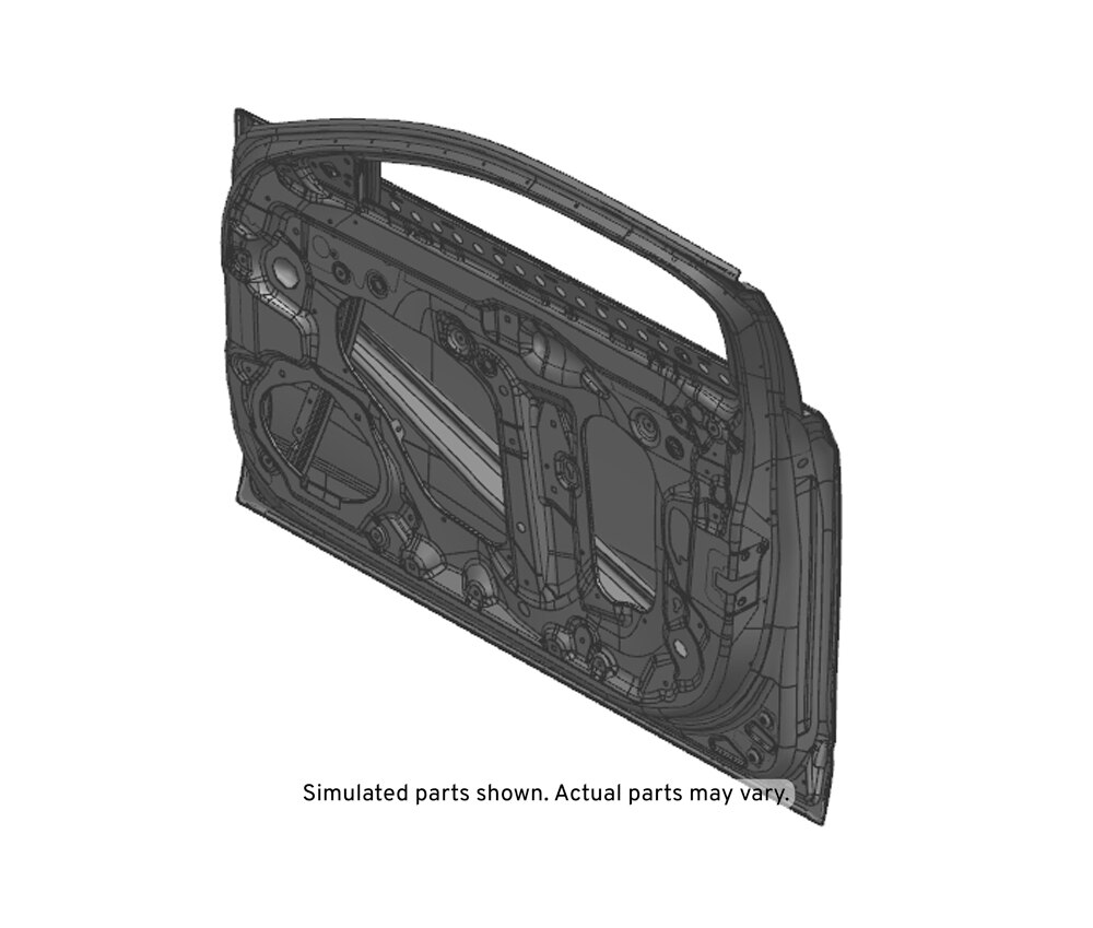 GM Genuine Parts Front Passenger Side Door