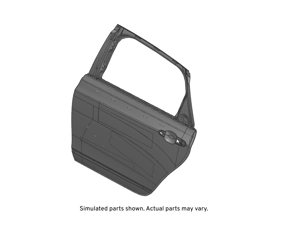 GM Genuine Parts Rear Driver Side Door
