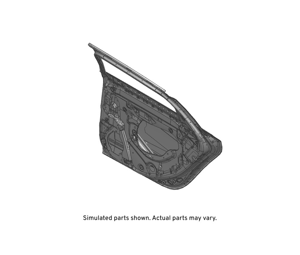 GM Genuine Parts Rear Passenger Side Door