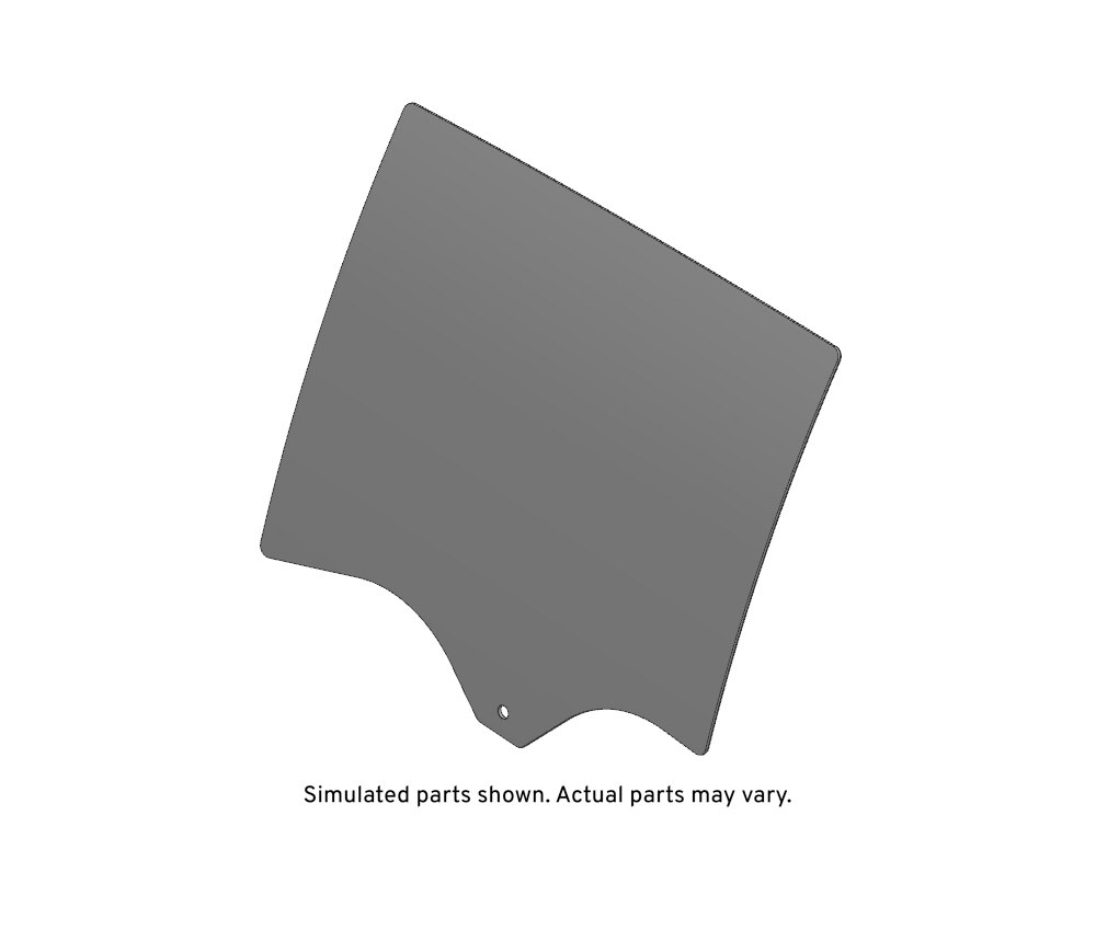 GM Genuine Parts Rear Driver Side Door Window