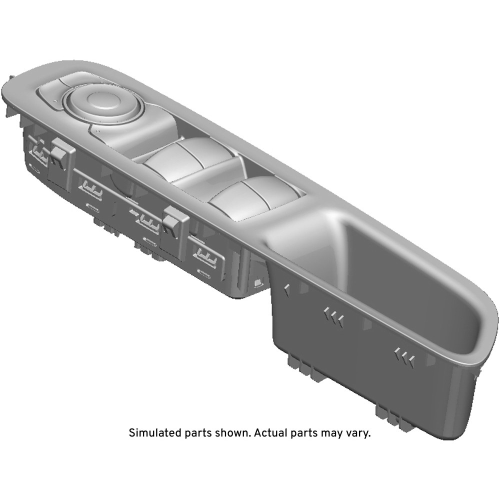 GM Genuine Parts Jet Black Front Driver Side Door Armrest Switch Mount Plate