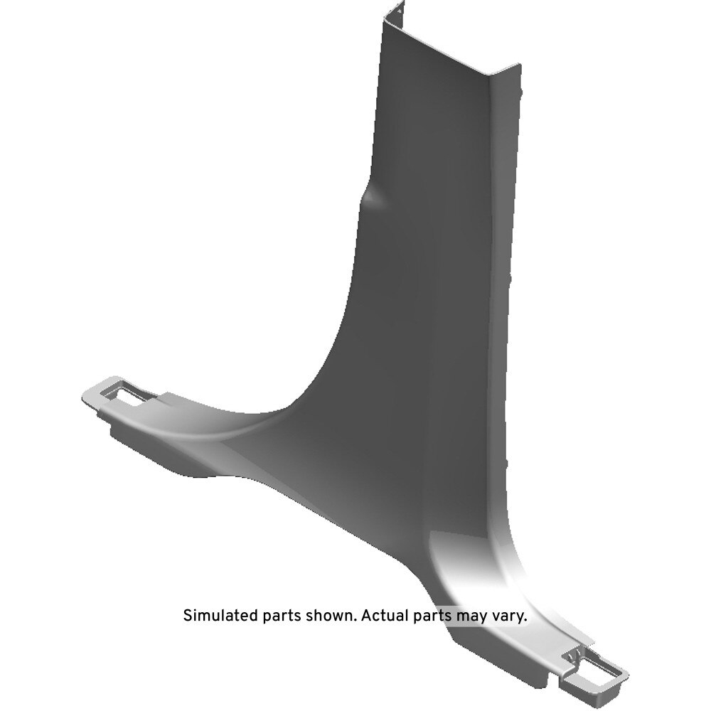 GM Genuine Parts Jet Black Passenger Side Center Pillar Lower Trim Panel