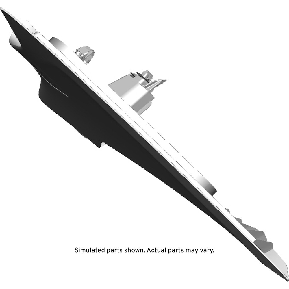 GM Genuine Parts Jet Black Passenger Side Body Side Rear Window Garnish Molding