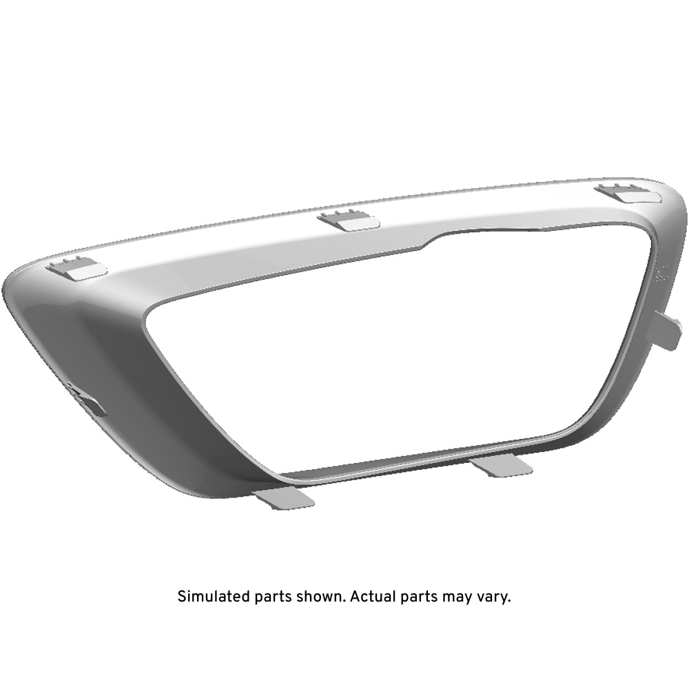 GM Genuine Parts Front Passenger Side Bumper Fascia Molding