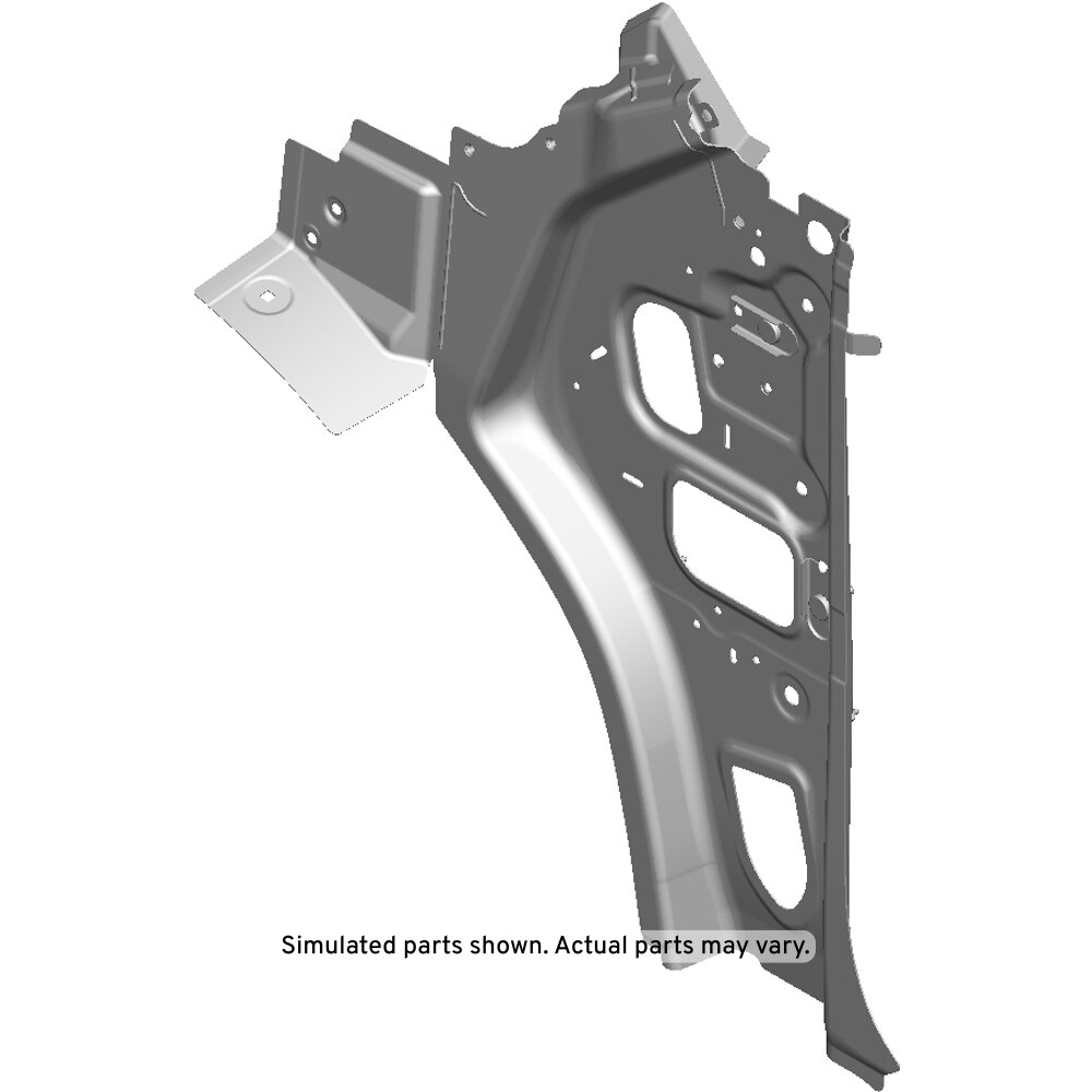 GM Genuine Parts Driver Side Body Hinge Pillar Inner Panel