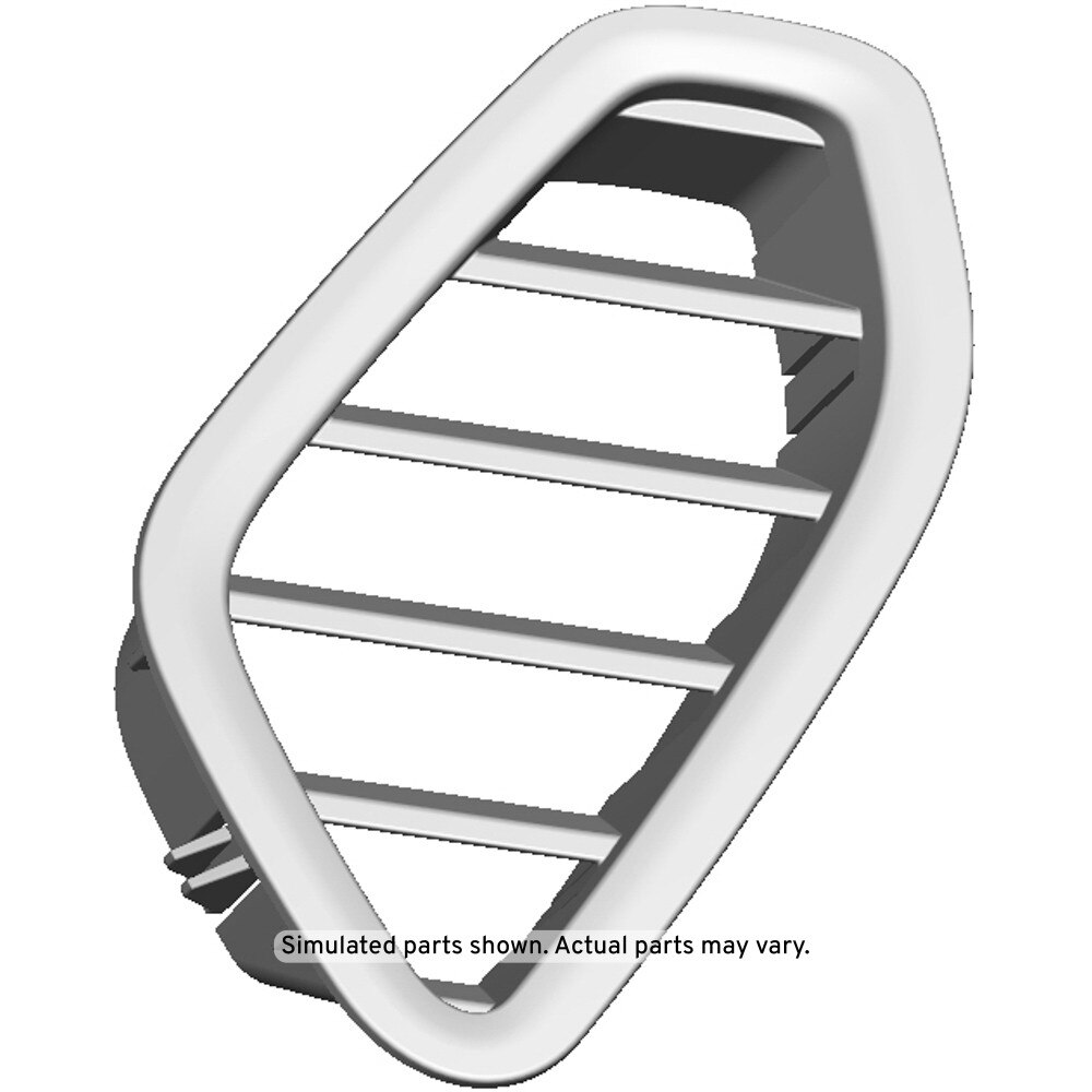 GM Genuine Parts Dark Atmosphere Driver Side Window Defogger Outlet Grille
