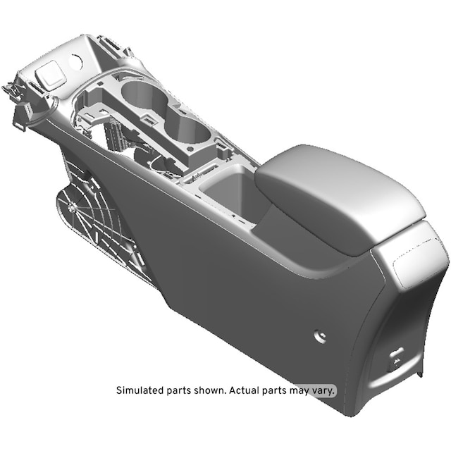 GM Genuine Parts Dark Atmosphere Front Floor Console
