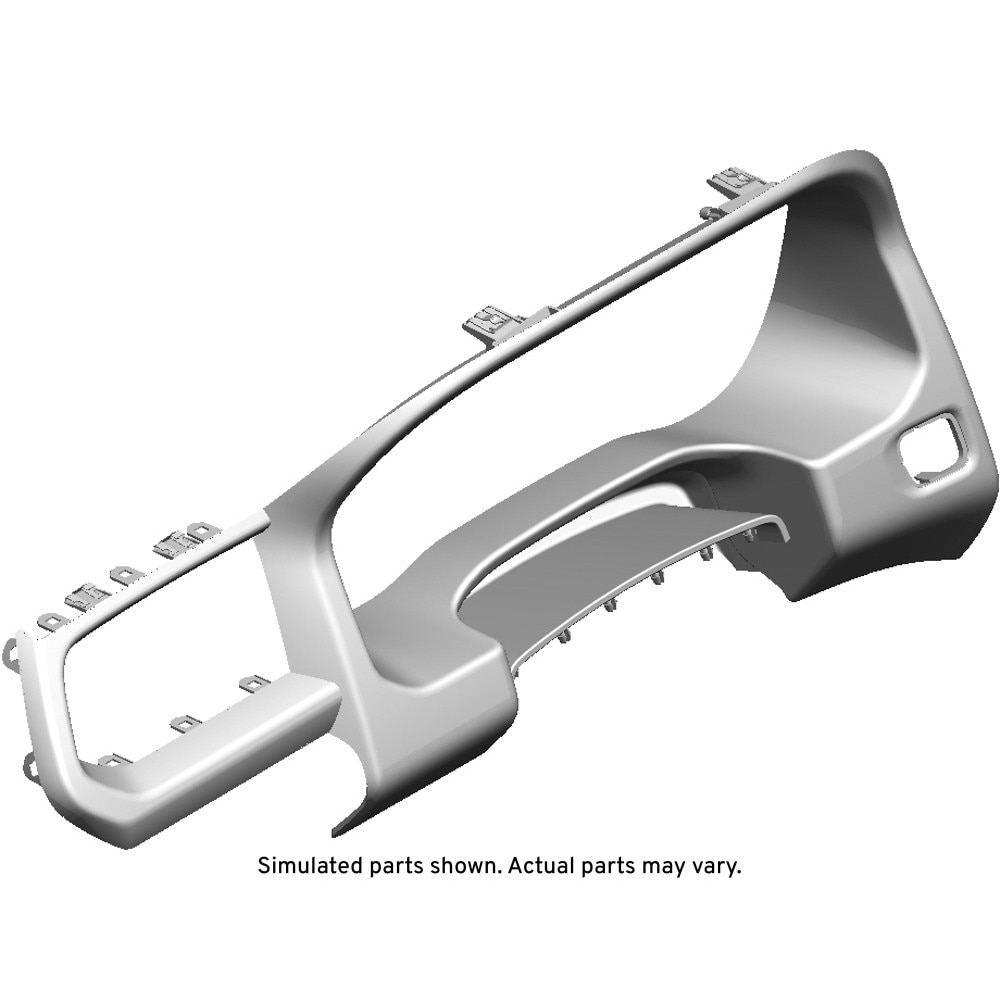 GM Genuine Parts Combat Instrument Panel Cluster Trim Plate