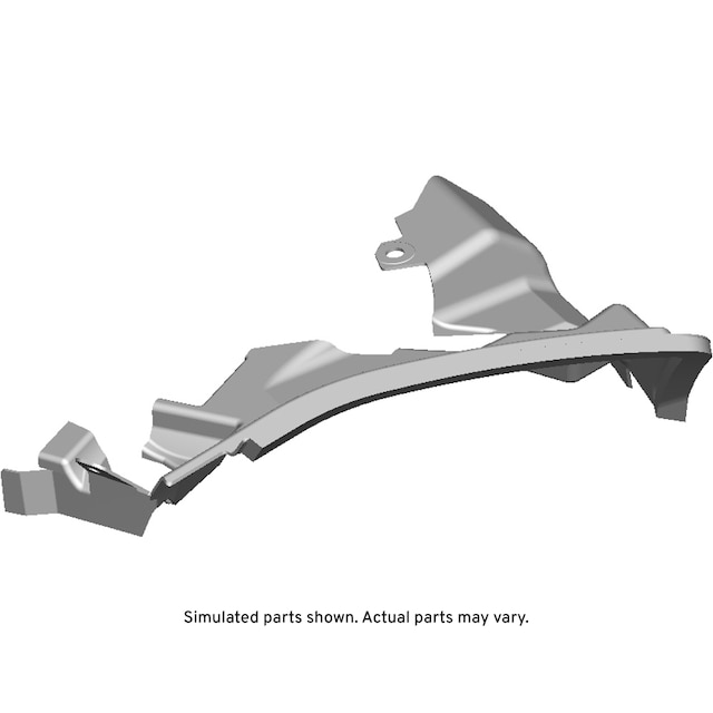 GM Genuine Parts Driver Side Auxiliary Radiator Rear Duct
