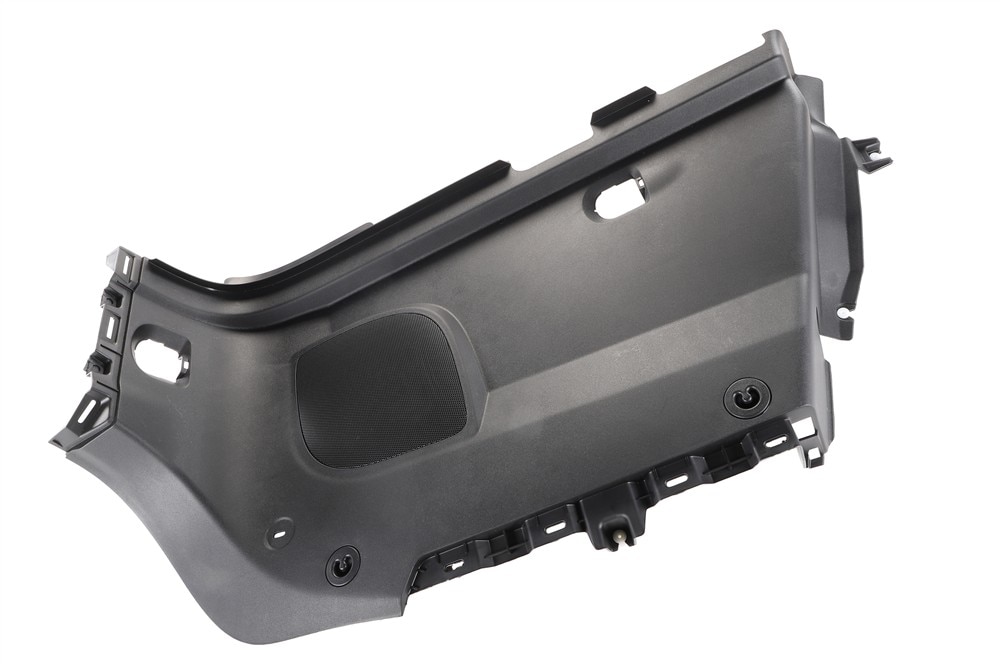 GM Genuine Parts Black Passenger Side Quarter Lower Rear Trim Panel
