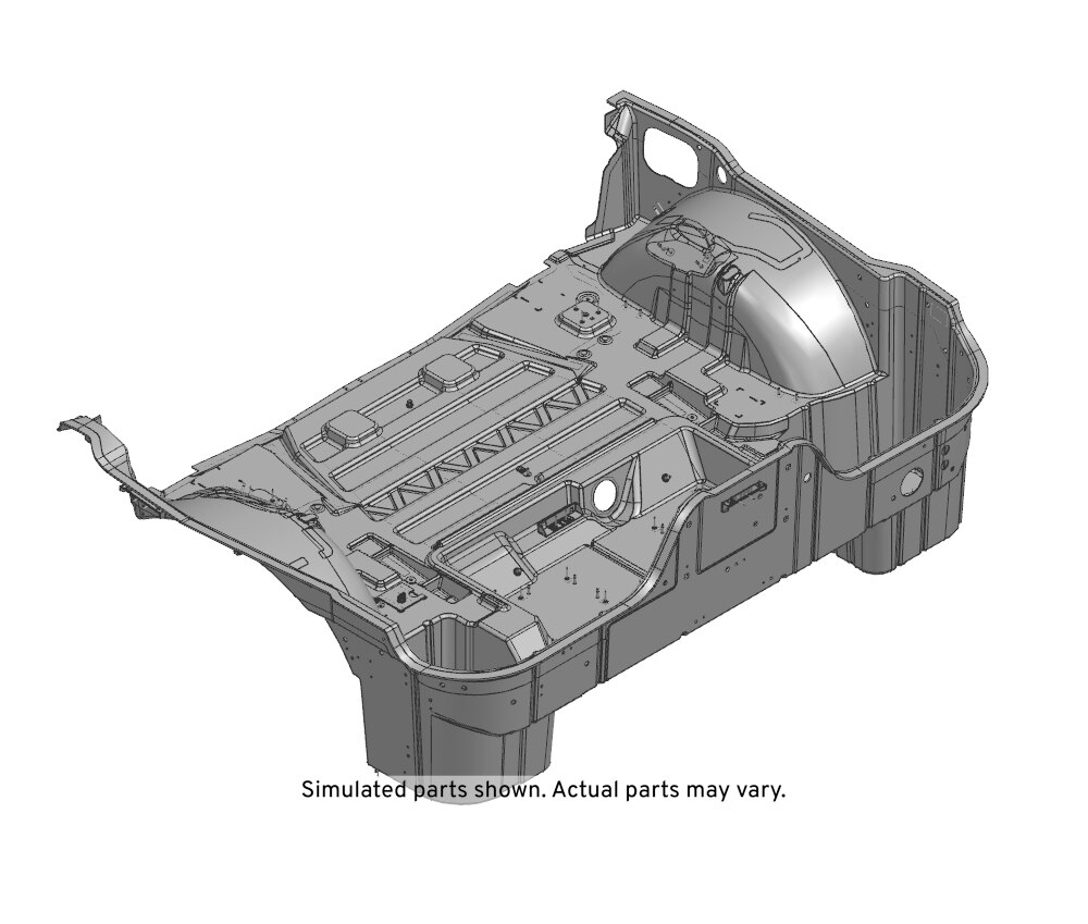 GM Genuine Parts Rear Floor Panel
