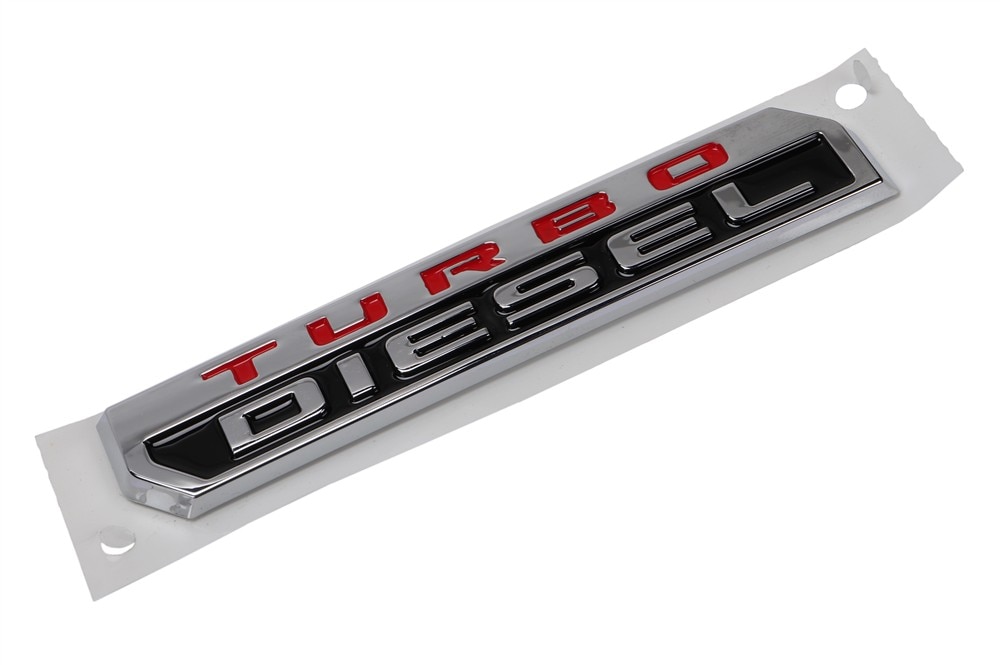GM Genuine Parts Exterior Bright Chrome Passenger Side Liftgate Engine Name Plate