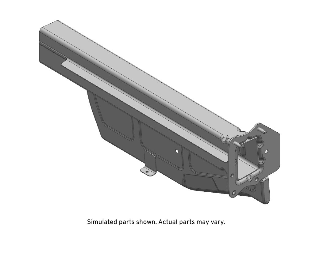 GM Genuine Parts Driver Side Rear Compartment Floor Panel Rear Rail