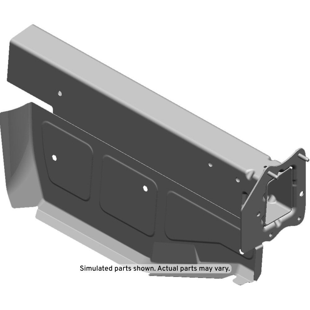 GM Genuine Parts Passenger Side Rear Compartment Floor Panel Rear Rail