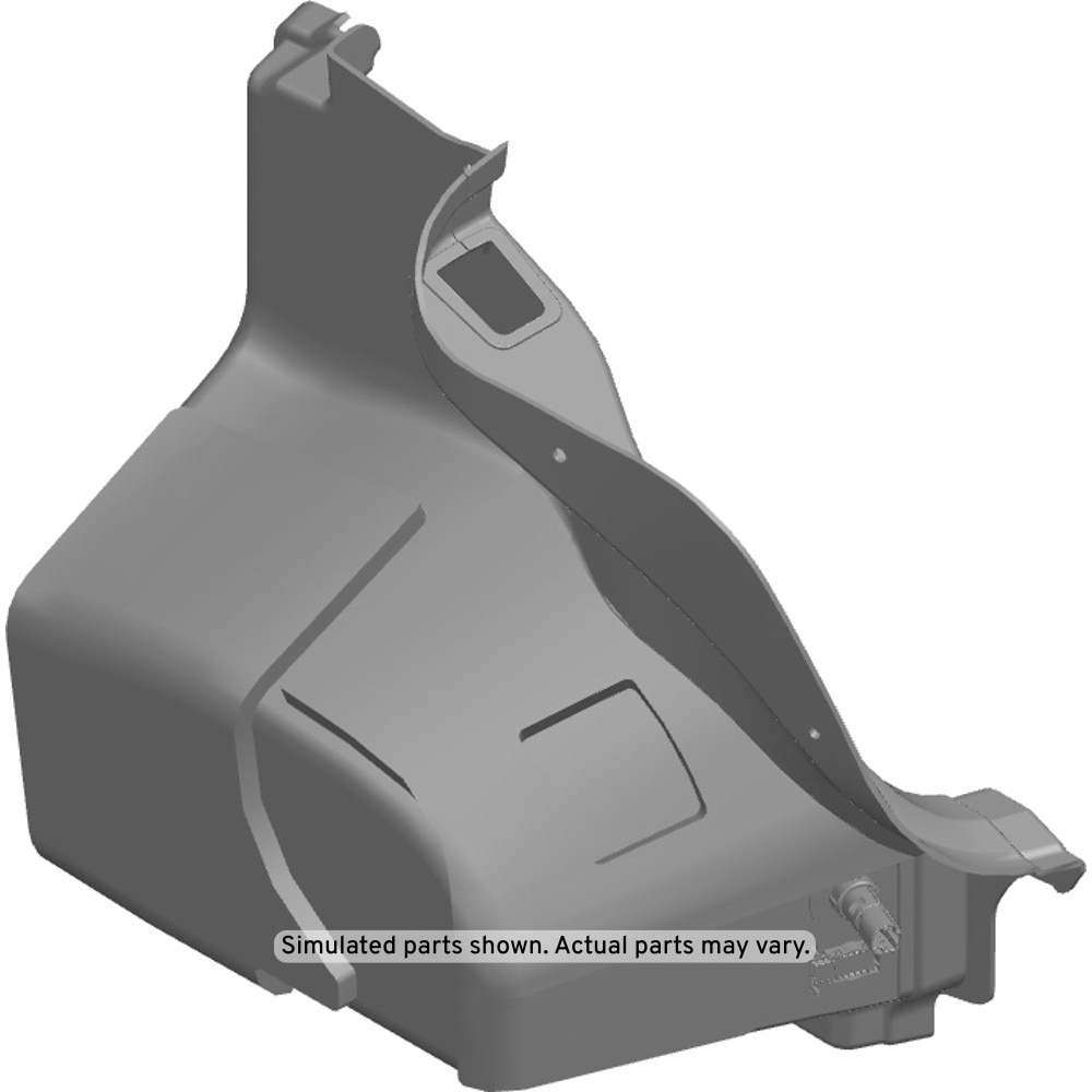 GM Genuine Parts Black Diamond Rear Compartment Driver Side Trim