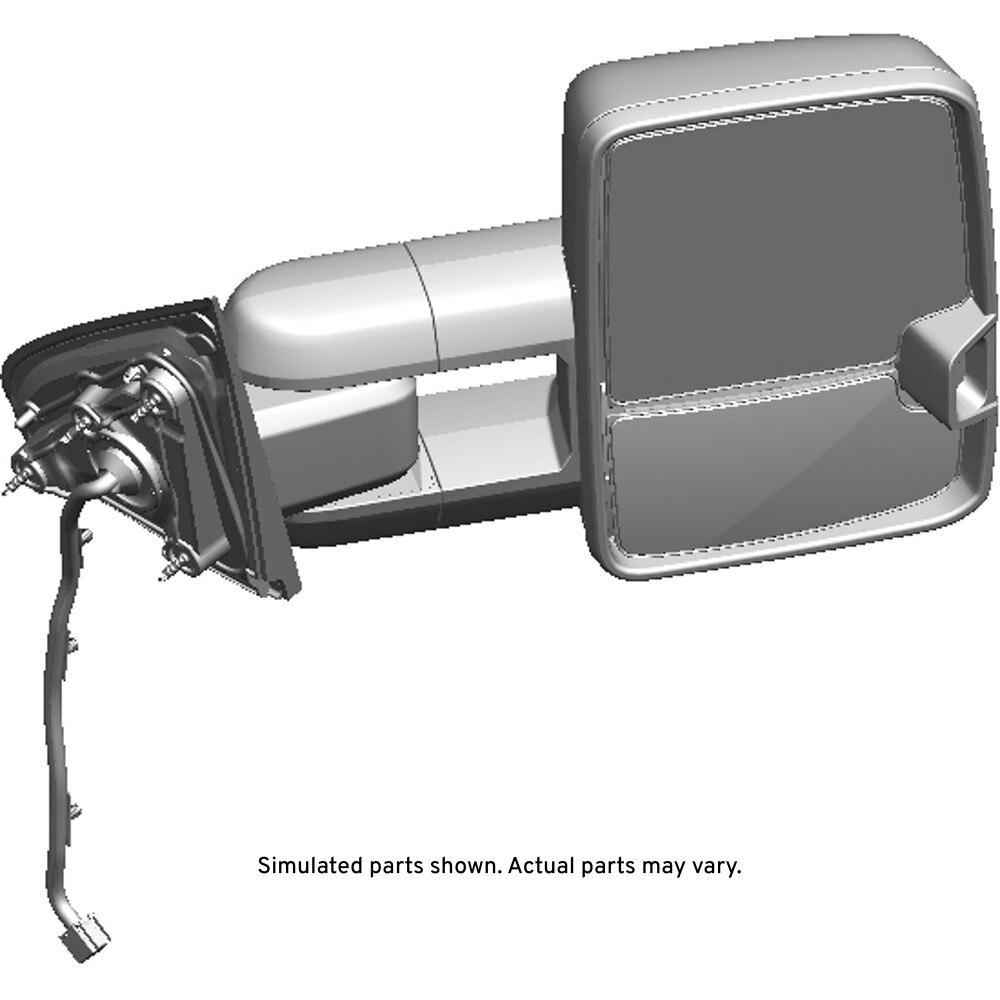 GM Genuine Parts Anthracite Passenger Side Door Mirror