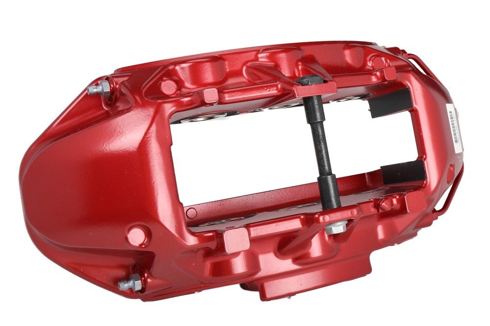 GM Genuine Parts Red Front Passenger Side Disc Brake Caliper Assembly