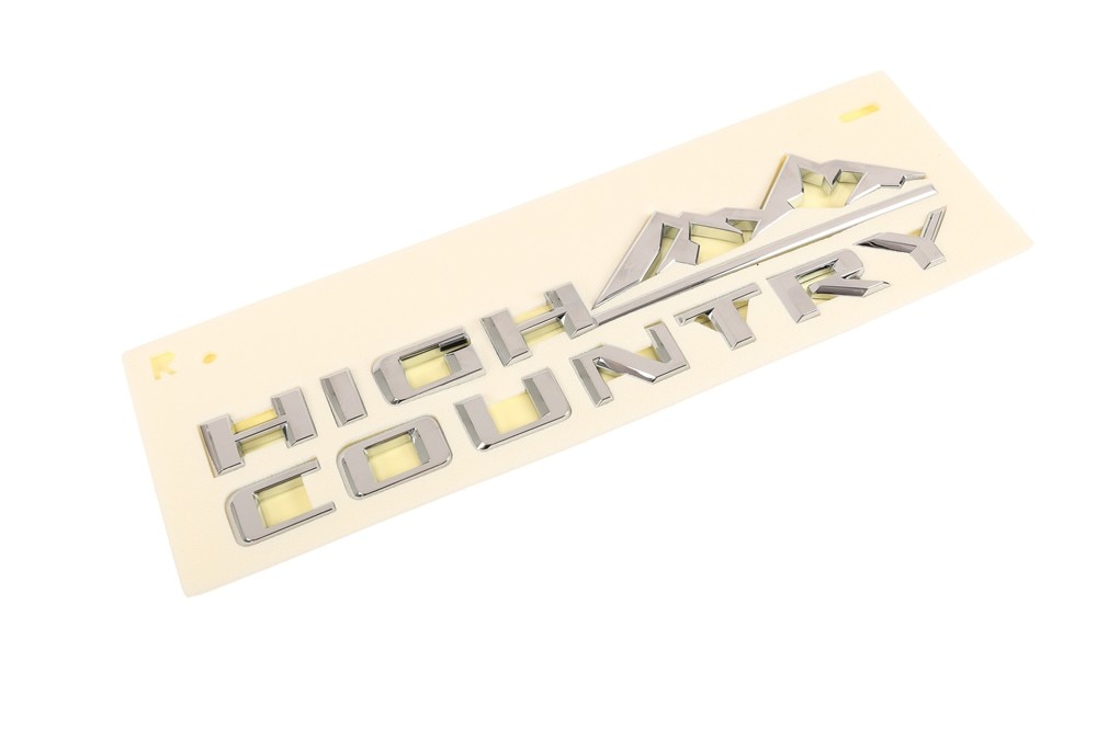 GM Genuine Parts Front Passenger Side Fender Marketing Name Plate
