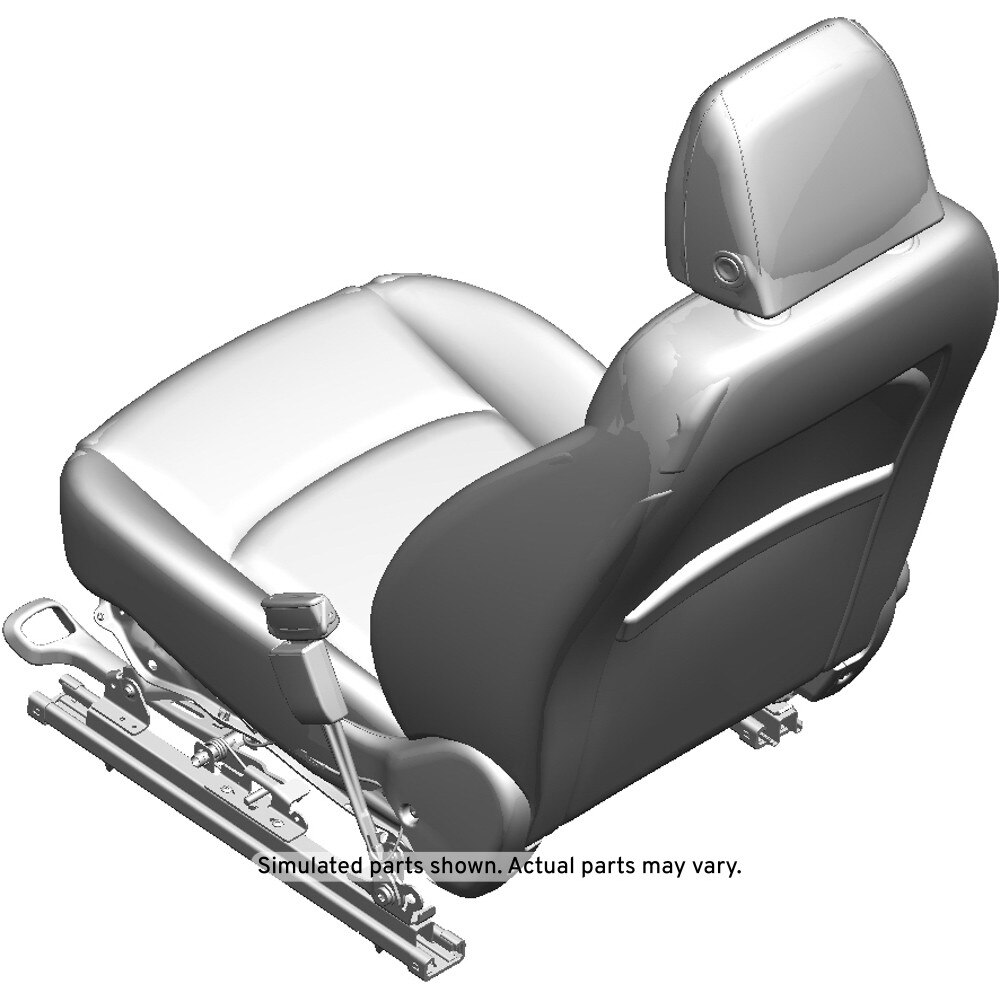 GM Genuine Parts Jet Black Front Passenger Side Seat