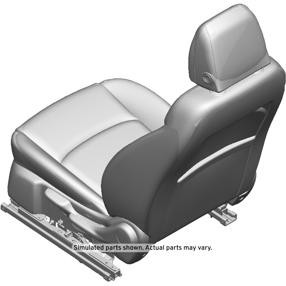 GM Genuine Parts Medium Ash Gray Front Driver Side Seat