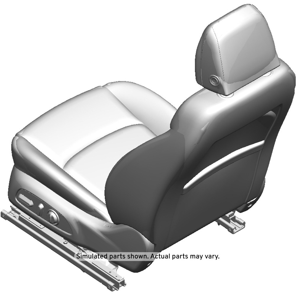 GM Genuine Parts Medium Ash Gray Front Driver Side Seat