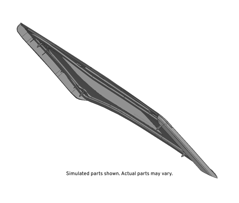 GM Genuine Parts Passenger Side Body Side Window