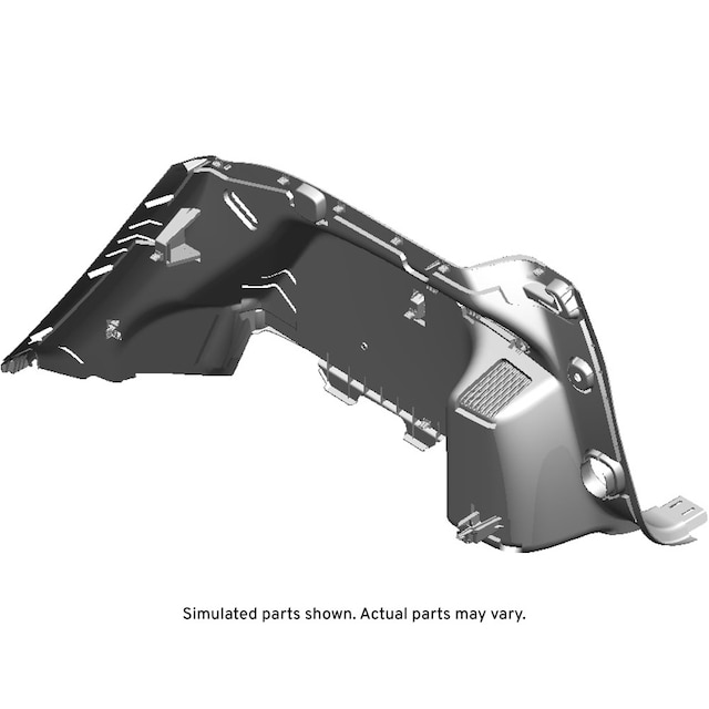 GM Genuine Parts Very Light Platinum Driver Side Quarter Lower Rear Trim Panel