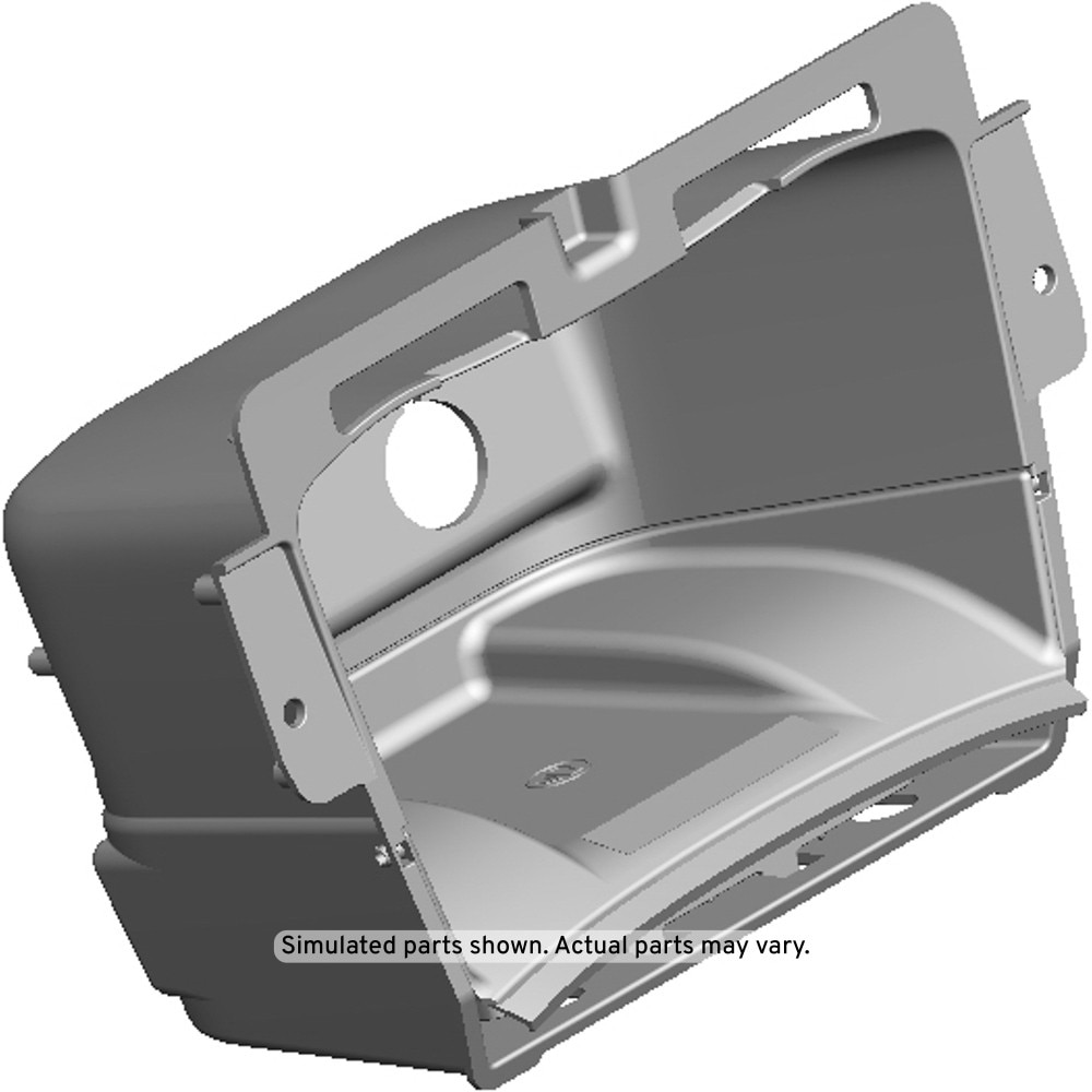 GM Genuine Parts Jet Black Instrument Panel Stowage Tray