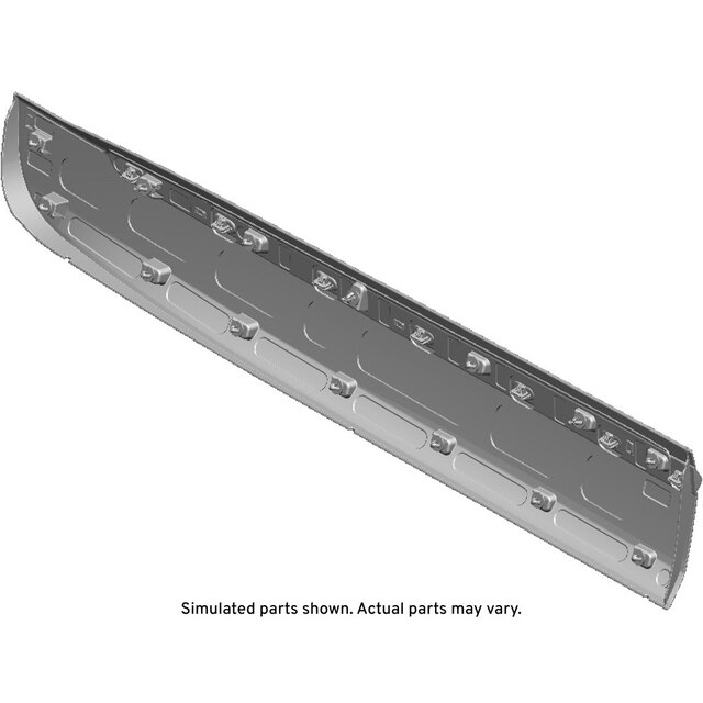 GM Genuine Parts Primed Front Passenger Side Door Lower Molding