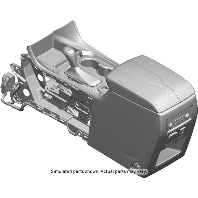 GM Genuine Parts Dark Atmosphere Front Floor Console