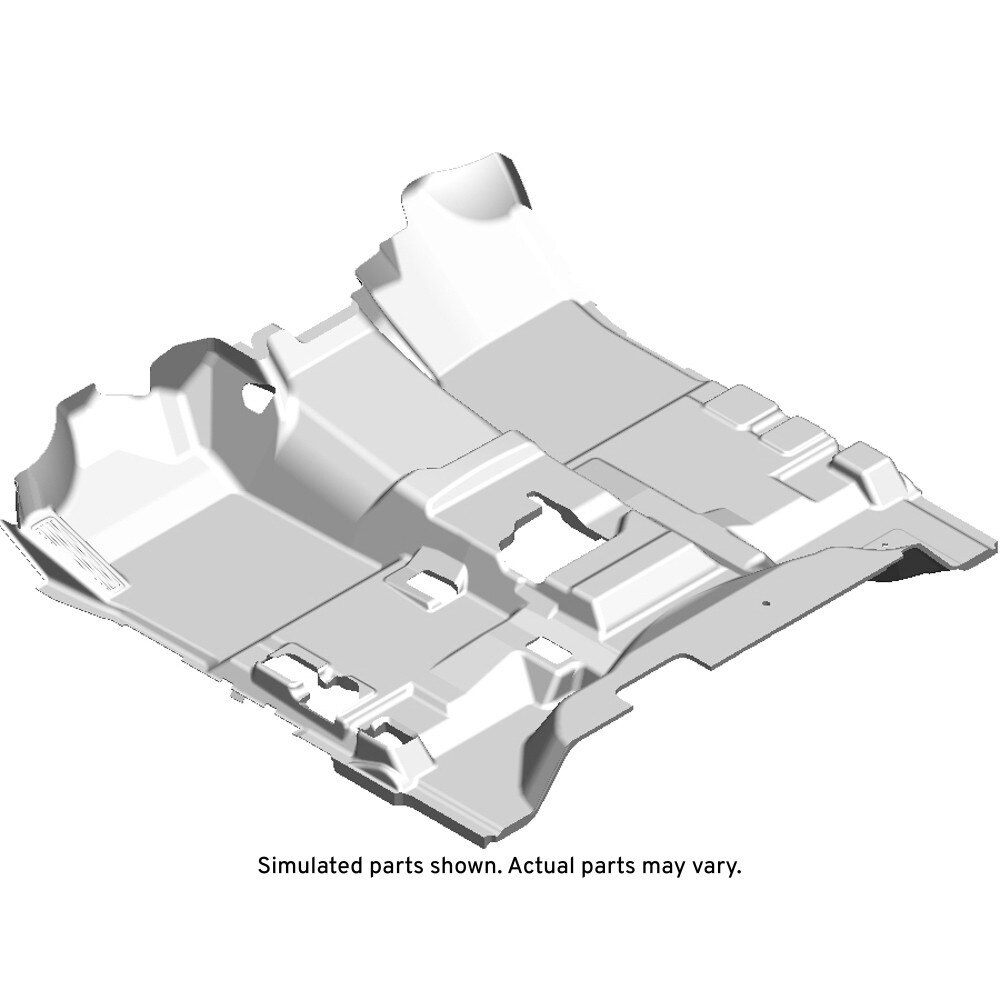 GM Genuine Parts Black Floor Panel Mat