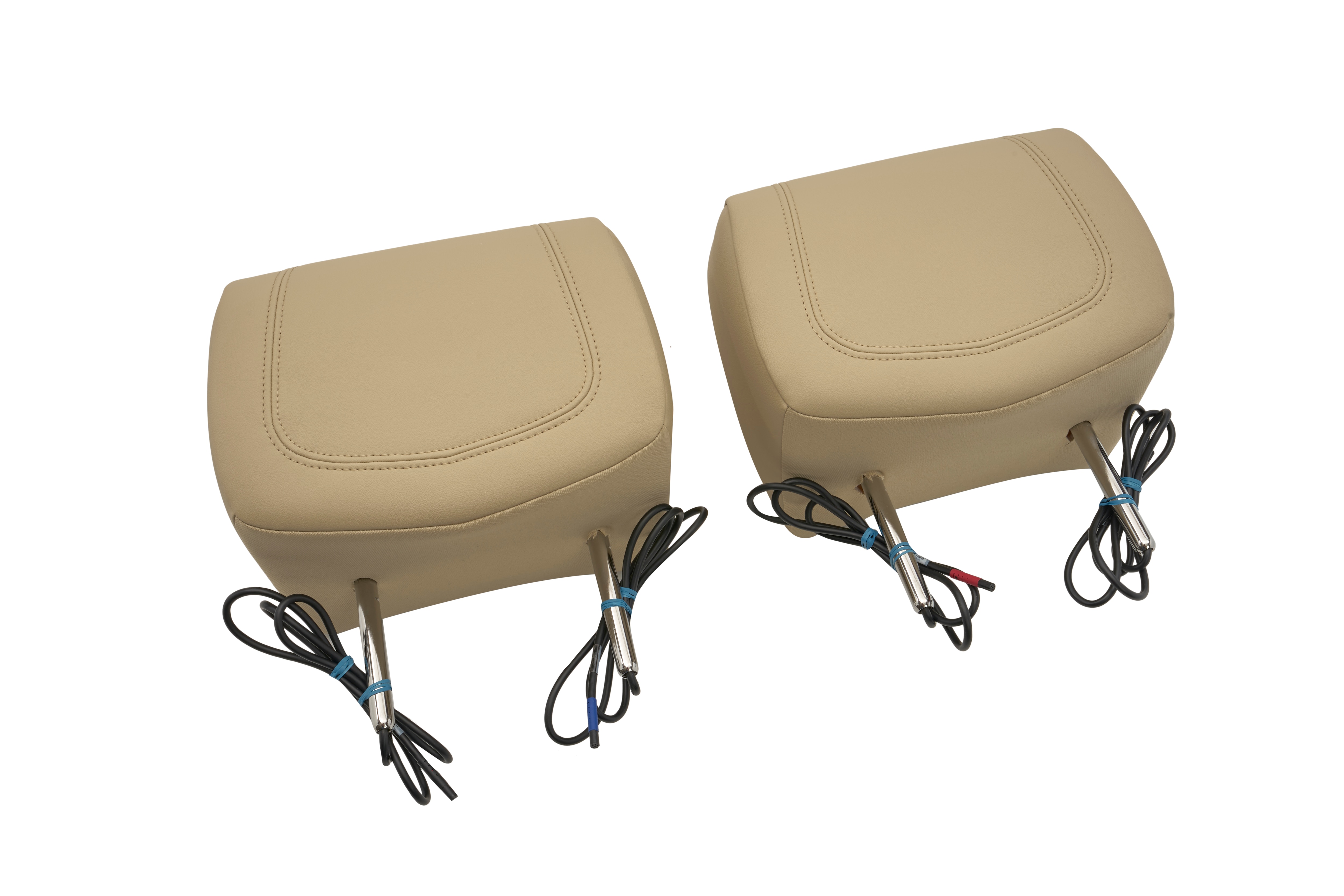 Rear-Seat Entertainment System with DVD Player in Cirrus Leather