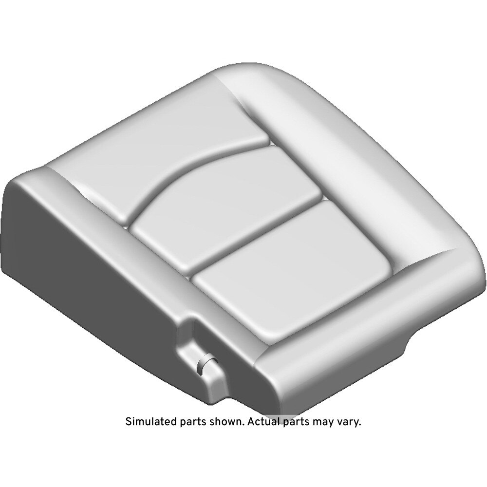 GM Genuine Parts Medium Ash Gray Rear Passenger Side Seat Cushion Cover