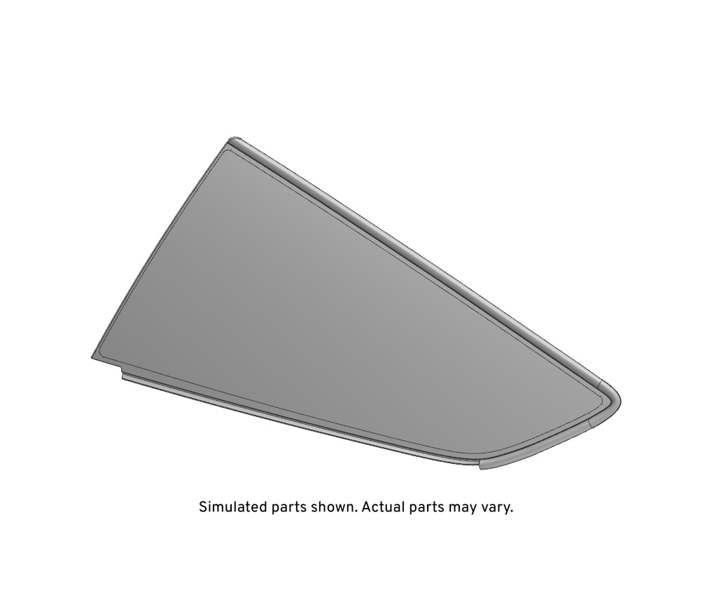 GM Genuine Parts Driver Side Quarter Window