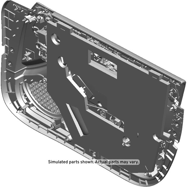GM Genuine Parts Light Platinum Front Driver Side Door Trim