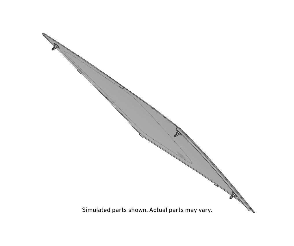 GM Genuine Parts Passenger Side Body Side Window