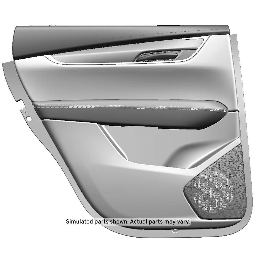 GM Genuine Parts Dark Titanium Rear Driver Side Door Trim