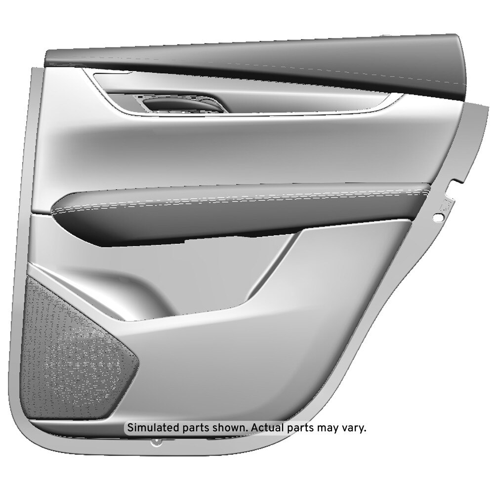 GM Genuine Parts Jet Black Rear Passenger Side Door Trim
