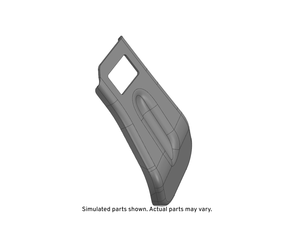 GM Genuine Parts Driver Side External Side Trim Bracket