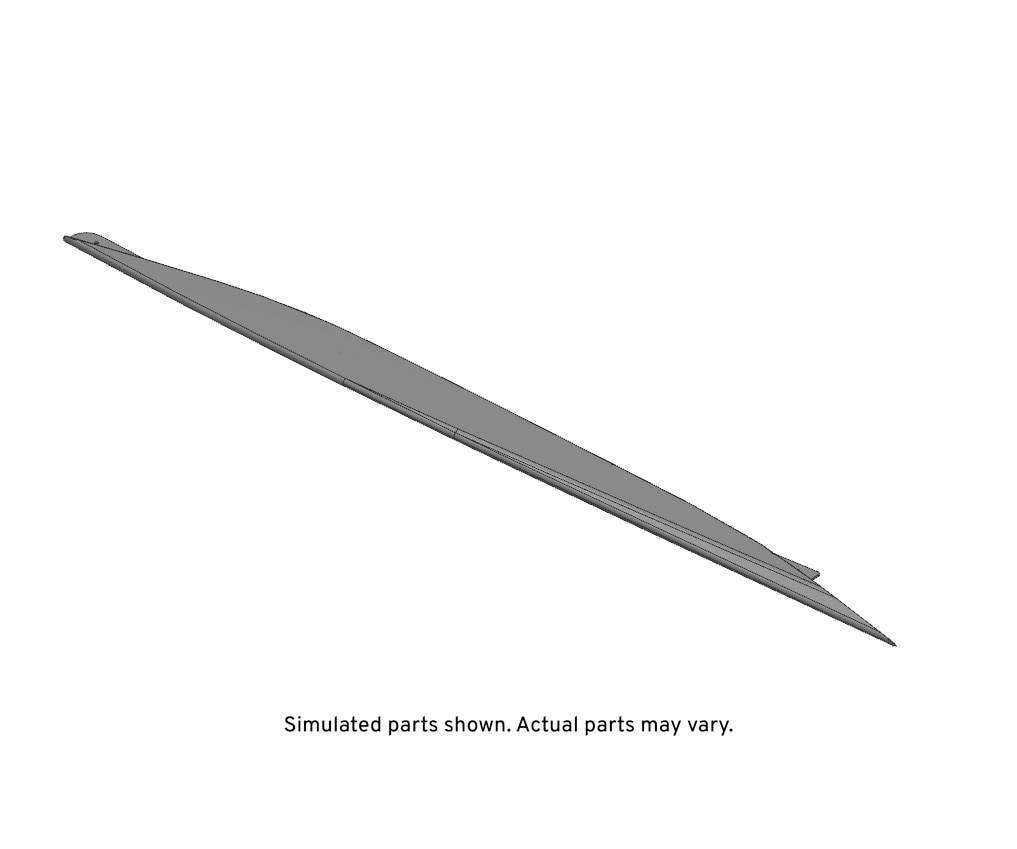 GM Genuine Parts Black Driver Side Rocker Panel Molding
