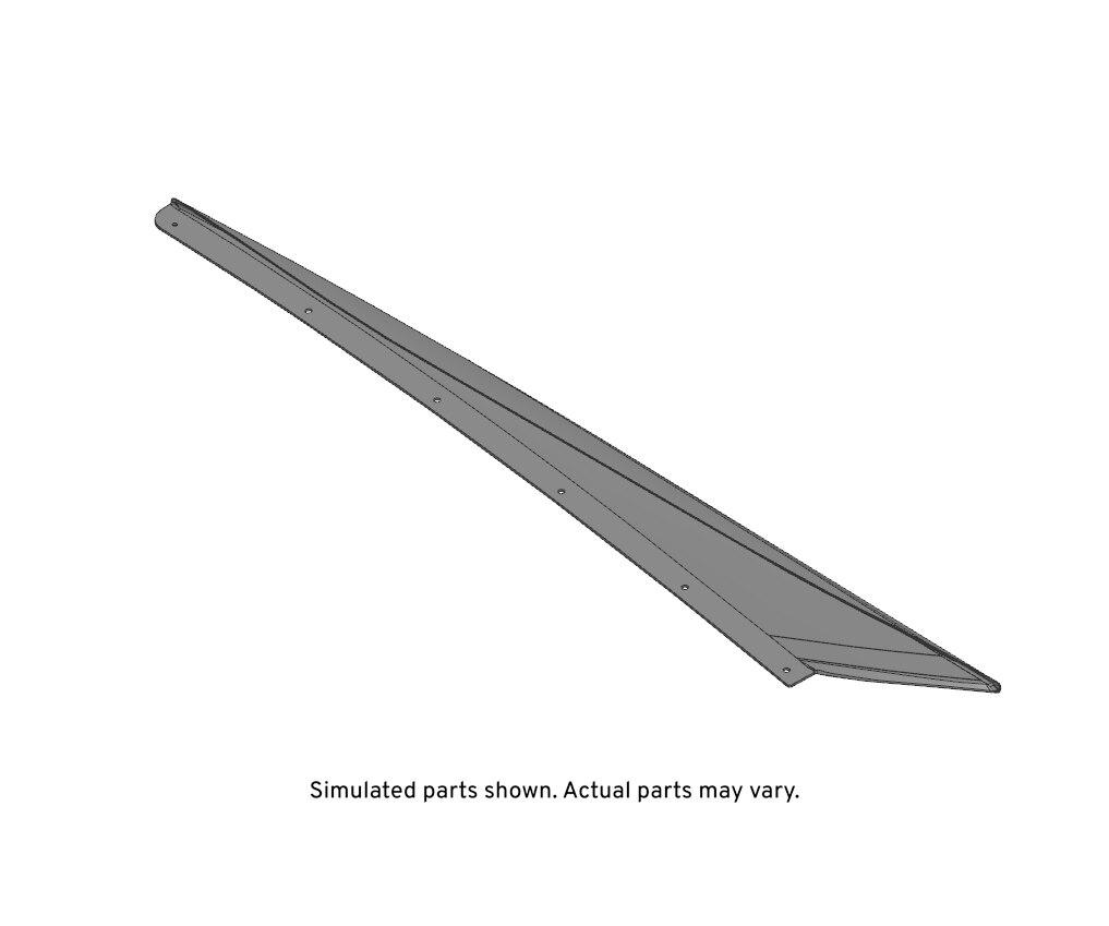 GM Genuine Parts Black Passenger Side Rocker Panel Molding