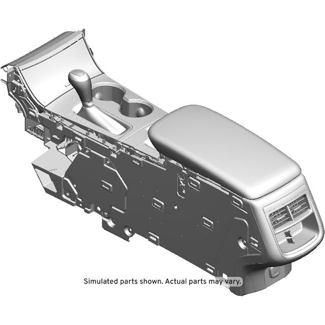 GM Genuine Parts Dark Titanium Front Floor Console