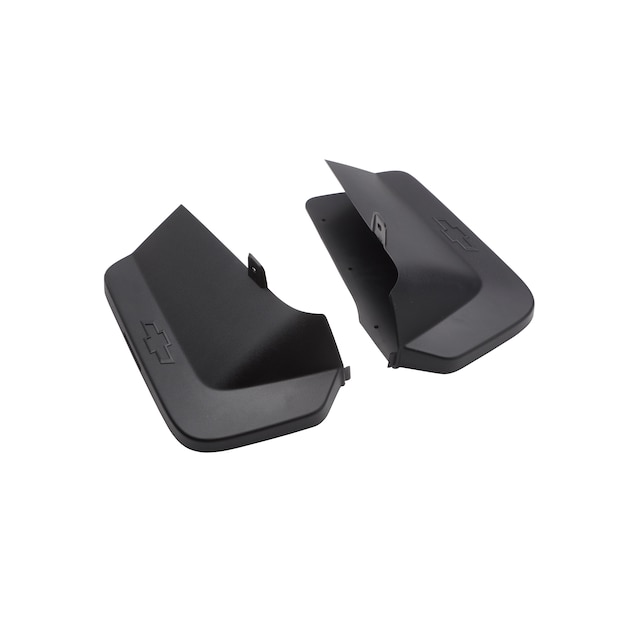 Rear Splash Guards in Black with Bowtie Logo