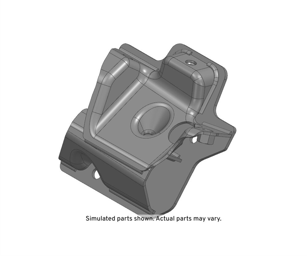 GM Genuine Parts Passenger Side Engine Mount Frame Side Bracket