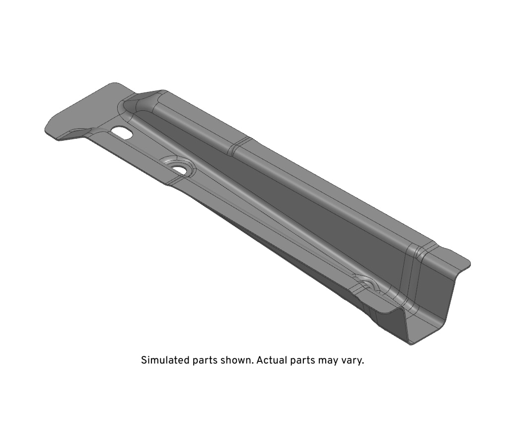 GM Genuine Parts Underbody Inner Front Side Rail