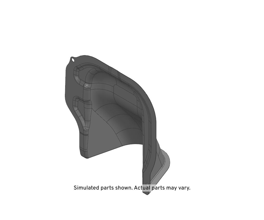 GM Genuine Parts Rear Driver Side Floor Panel Filler
