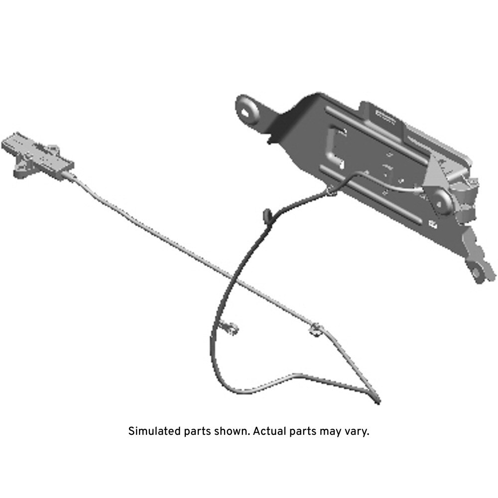 GM Genuine Parts Dark Galvanized Cool Driver Side Folding Seat Latch Release Handle